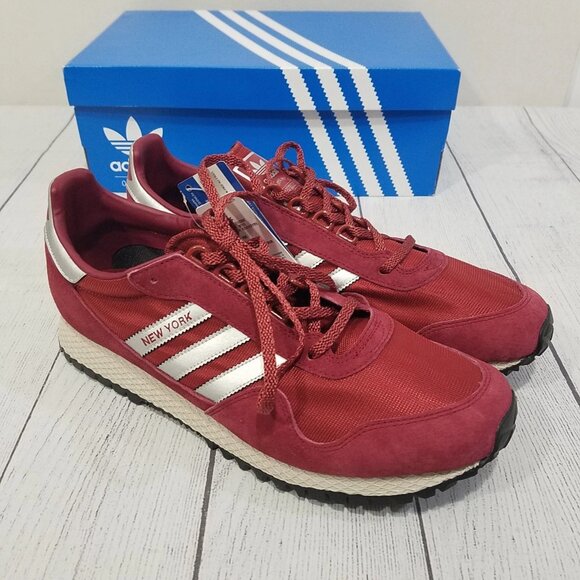 Adidas Originals New York Sneakers Mens Size 11 Burgundy BB1189 main image 6